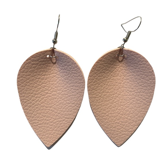 Jewelry - 🌻3 for$12🖤Faux Leather Dangle Earrings